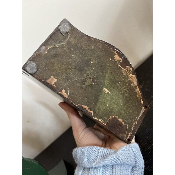 Antique Cast Iron Bradley & Hubbard Northwind Poems Bacon Johnsoniana Bookends - Picture 9 of 10